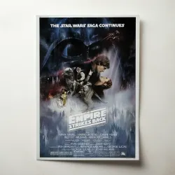 The Empire Strikes Back Fine Art 1980's Movie Poster