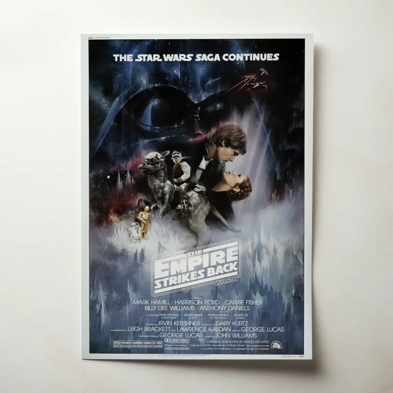 The Empire Strikes Back Fine Art 1980 s Movie Poster the-empire-strikes-back-fine-art-1980-s-movie-poster