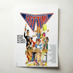 Fast Times at Ridgemont High (1982) Fine Art Movie Poster