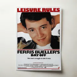 Ferris Bueller's Day Off 1980s Fine Art Movie Poster