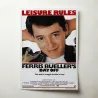 Ferris Bueller's Day Off 1980s Fine Art Movie Poster