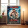 First Blood Fine Art 1980's Movie Poster - Iconic Collectible
