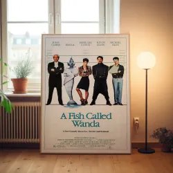 A Fish Called Wanda 1980's Movie Poster - Fine Art Print