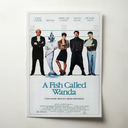 A Fish Called Wanda 1980's Movie Poster - Fine Art Print