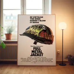 Full Metal Jacket 1980's Fine Art Movie Poster