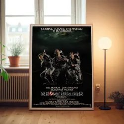 Ghostbusters 1980's Fine Art Movie Poster - Iconic Retro Decor