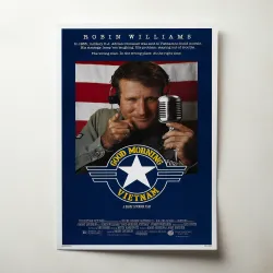 Good Morning Vietnam 1980's Fine Art Movie Poster