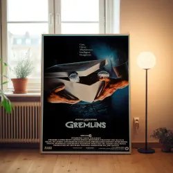 Gremlins Fine Art 1980's Movie Poster - Retro Classic Art
