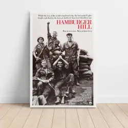 Hamburger Hill 1980's Movie Poster - Fine Art Print