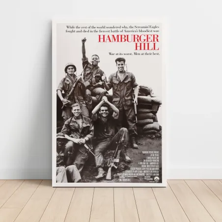 Hamburger Hill 1980's Movie Poster - Fine Art Print