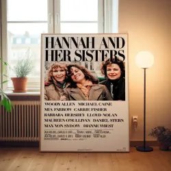 Hannah And Her Sisters 1980's Movie Poster - Fine Art Print