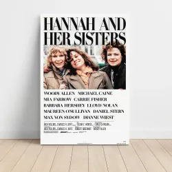 Hannah And Her Sisters 1980's Movie Poster - Fine Art Print