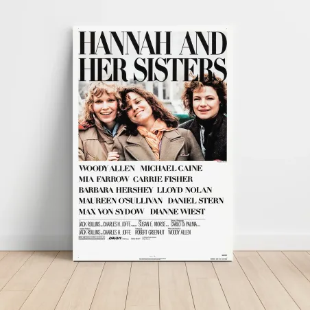 Hannah And Her Sisters 1980's Movie Poster - Fine Art Print