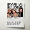 Hannah And Her Sisters 1980's Movie Poster - Fine Art Print