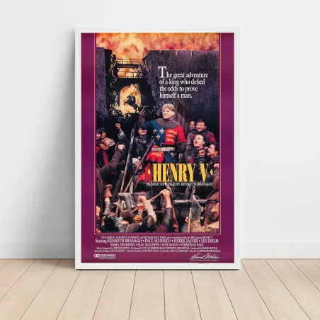 Henry V Fine Art 1980's Movie Poster - Vintage Collectible
