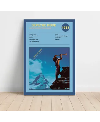 Depeche Mode - Construction Time Again Fine Art Album Poster