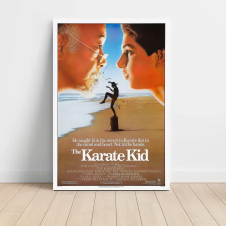 The Karate Kid 1980's Fine Art Movie Poster - Iconic Design