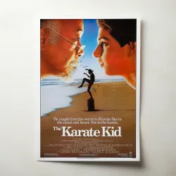 The Karate Kid 1980's Fine Art Movie Poster - Iconic Design