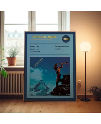 Depeche Mode - Construction Time Again Fine Art Album Poster