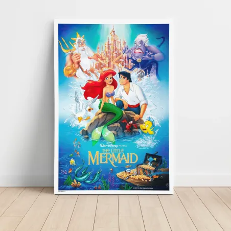 The Little Mermaid (1989) Fine Art Movie Poster