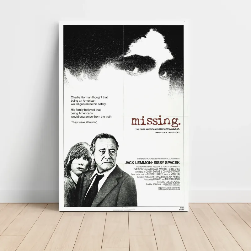 1980's Movie Poster - Missing Fine Art Collectible