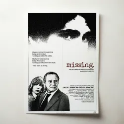 Missing (1982) Fine Art Movie Poster
