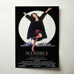 Moonstruck Fine Art 1980's Movie Poster - Vintage Charm