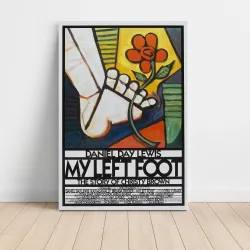 My Left Foot 1980's Movie Poster - Fine Art Print