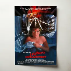 A Nightmare On Elm Street 1980's Fine Art Movie Poster