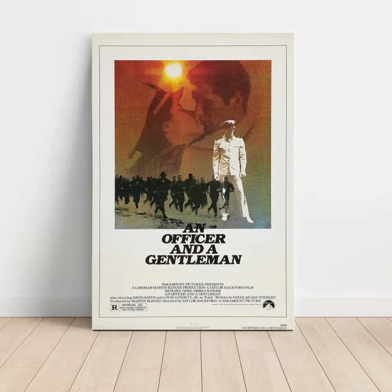 An Officer And A Gentleman 1980's Movie Poster Fine Art