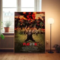 Platoon Fine Art 1980's Movie Poster - Iconic Wall Decor