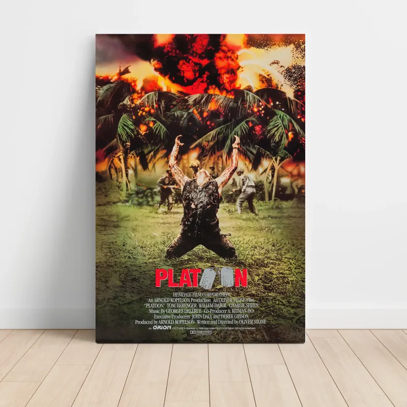 Platoon (1986) Fine Art Movie Poster