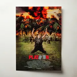 Platoon Fine Art 1980's Movie Poster - Iconic Wall Decor