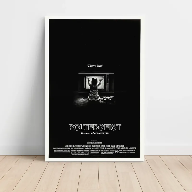 Poltergeist Fine Art 1980's Movie Poster - Classic Horror Art