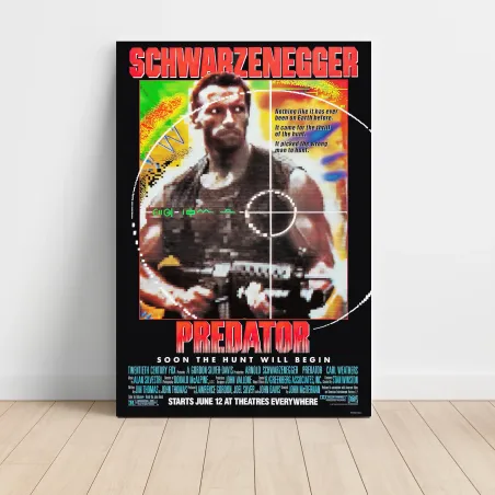 Predator Fine Art 1980's Movie Poster - Retro Collectible