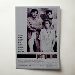 Pretty In Pink 1980's Movie Poster - Fine Art Print