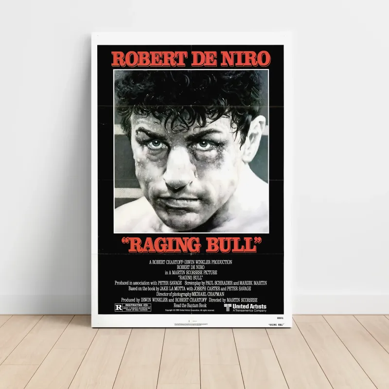 Raging Bull 1980's Movie Poster - Fine Art Collectible