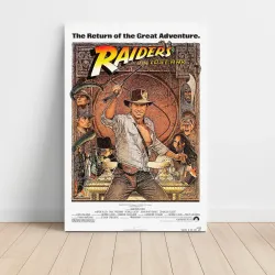 Raiders of the Lost Ark (1981) Fine Art Movie Poster