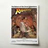 Raiders Of The Lost Ark 1980's Fine Art Movie Poster