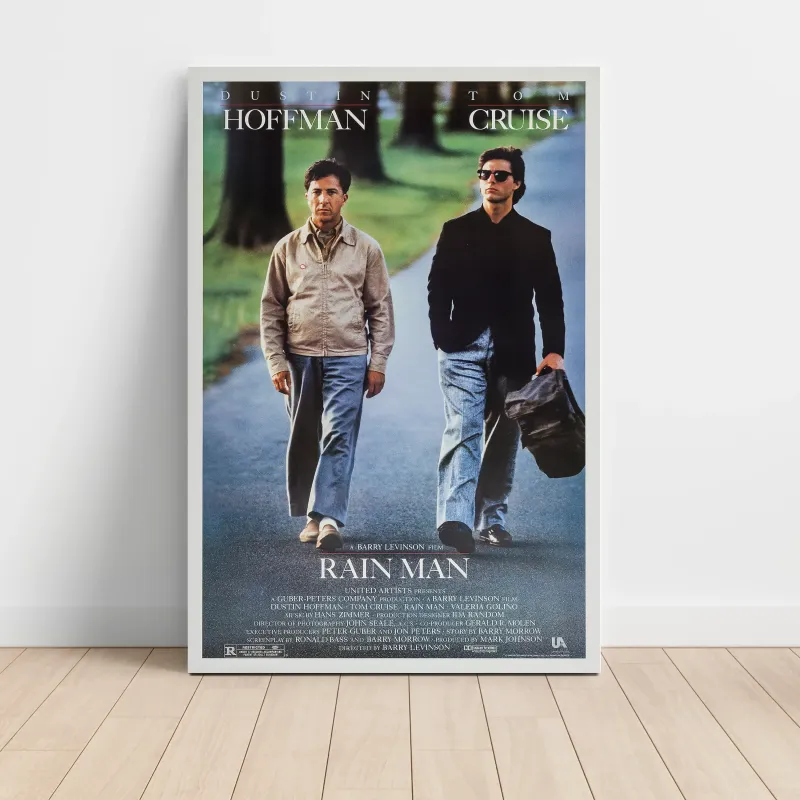 Rain Man Fine Art Poster | Classic 1980's Movie Decor