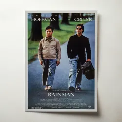 Rain Man Fine Art Poster | Classic 1980's Movie Decor