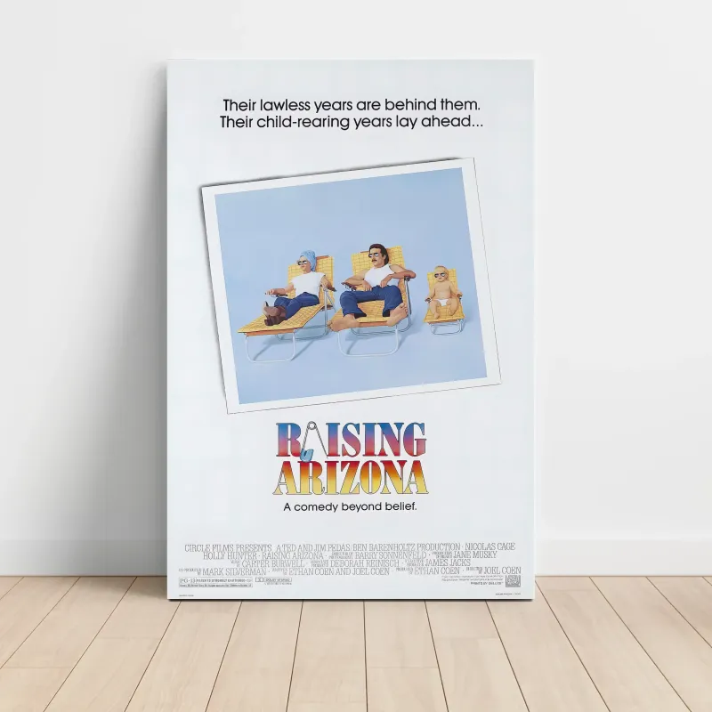 Raising Arizona (1987) Fine Art Movie Poster