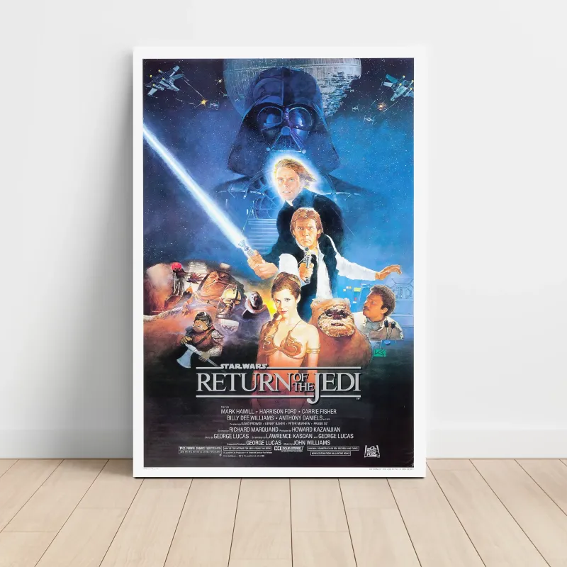 Return of the Jedi 1980's Fine Art Movie Poster