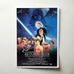 Return of the Jedi 1980's Fine Art Movie Poster