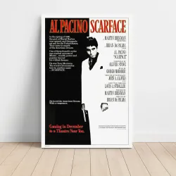 Scarface (1983) Fine Art Movie Poster