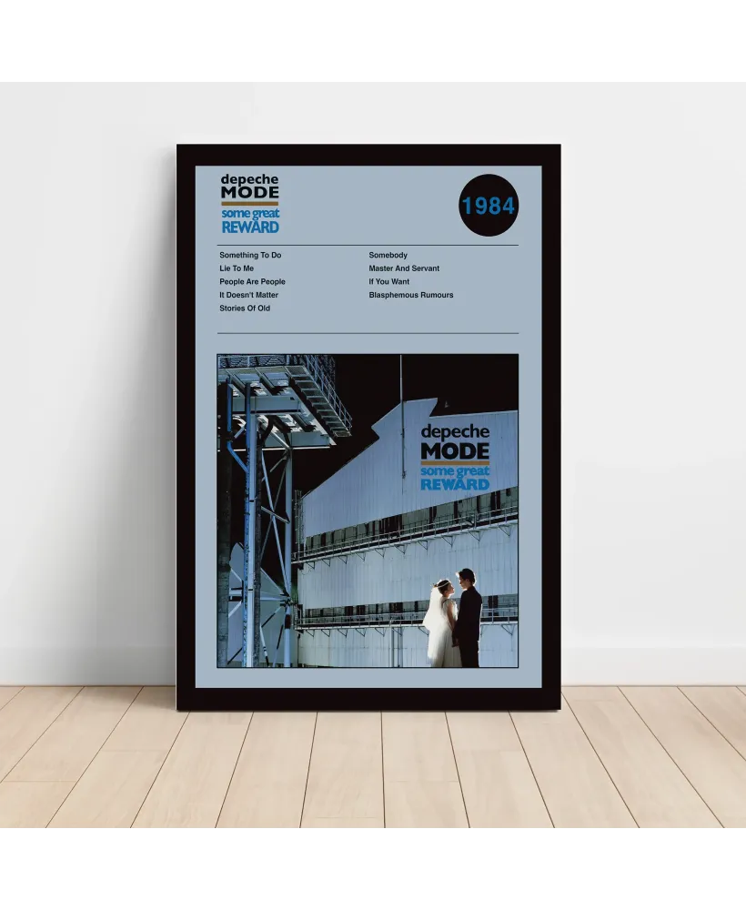 Depeche Mode - Some Great Reward Fine Art Album Poster Depeche Mode - Some Great Reward Fine Art Album Poster