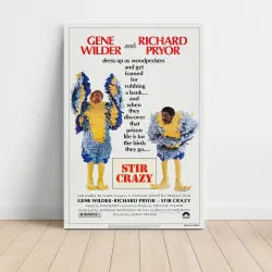 Stir Crazy 1980's Movie Poster - Fine Art Collectible