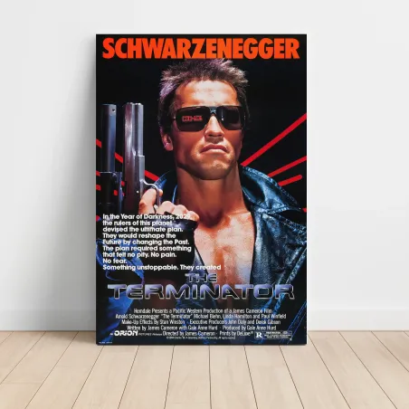 The Terminator (1984) Fine Art Movie Poster