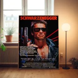 The Terminator 1980's Fine Art Movie Poster - Iconic Design
