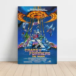 Transformers The Movie 1980's Fine Art Poster - Retro Style